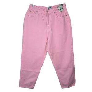 Basic Equipment NWT Jeans Quality Endures Pink Easy Fit‎ Mom Jeans Size 16 Short